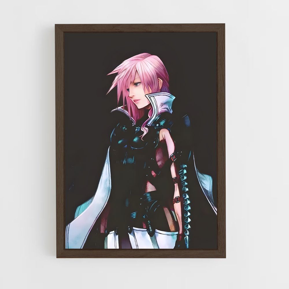Poster Lightning héroïne – affiche Final Fantasy (vue 5)